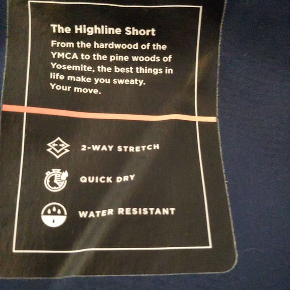 Proof Huckberry Womens Navy The Highline Short Zip Pockets M - Picture 10 of 11